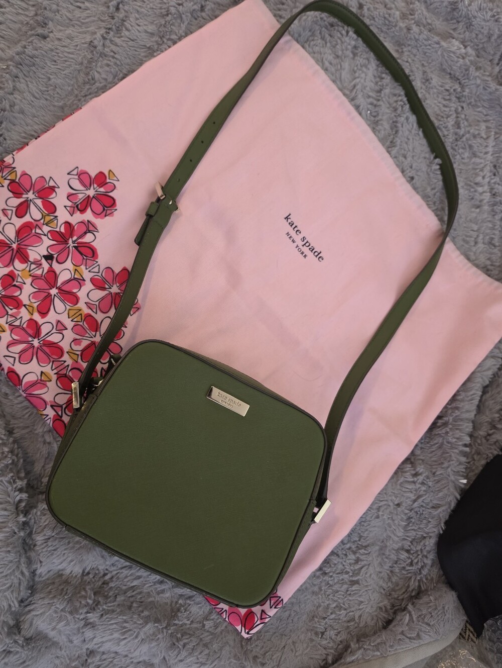 Kate Spade Genuine Leather Cammie Newbury Lane Crossbody